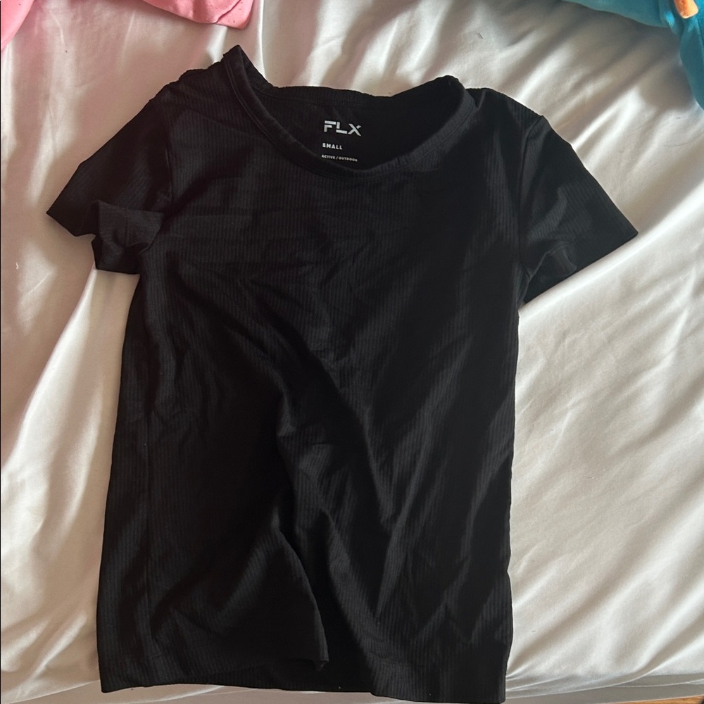 FLX Women's Black Short Sleeve Tee